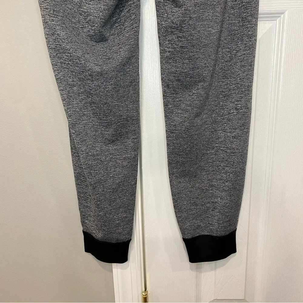 Justice Athletic Heathered Gray Black Jogger Pants Girls Size 10 Gym